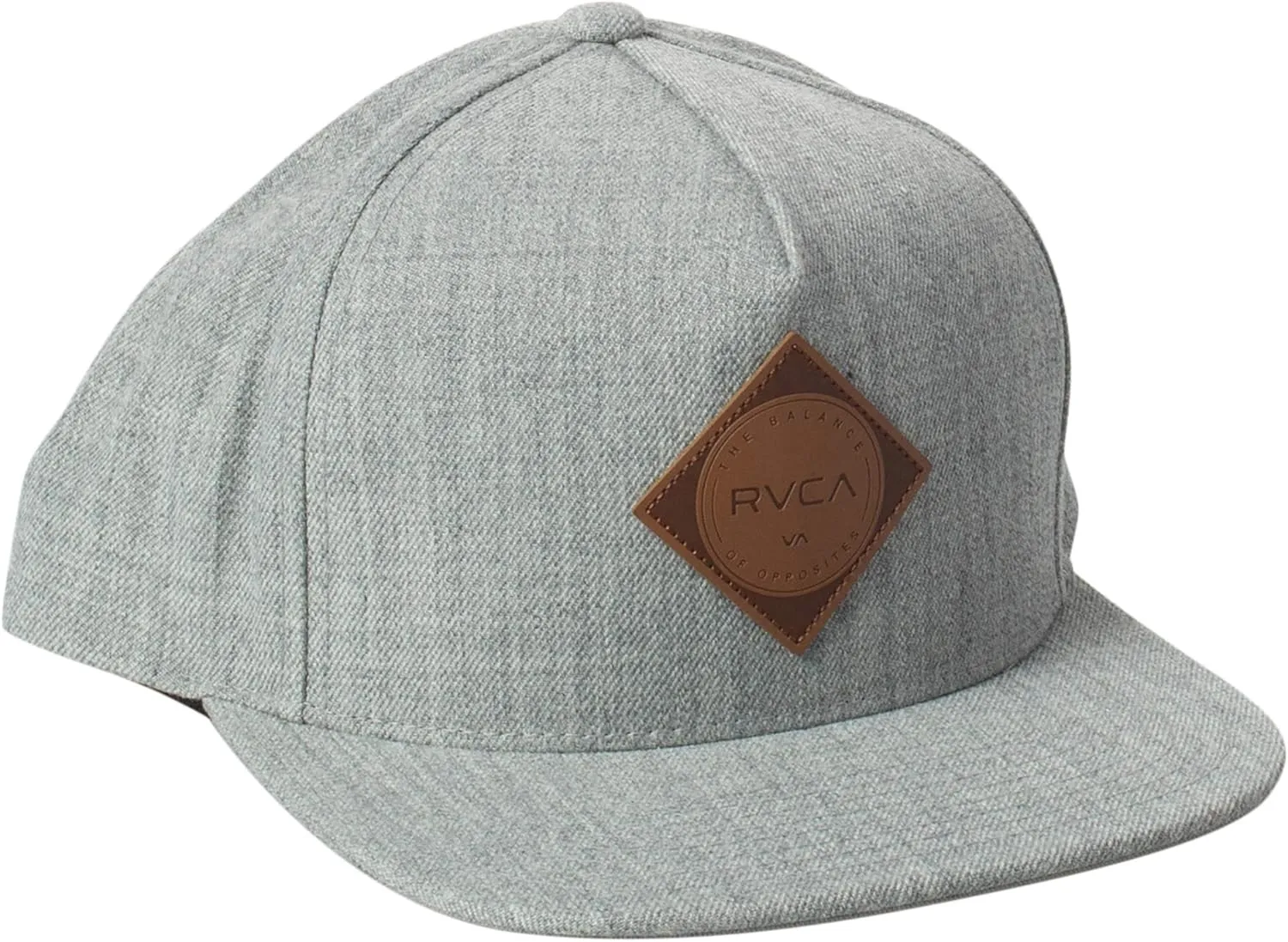RVCA Men's Adjustable Snapback Straight Brim Hat