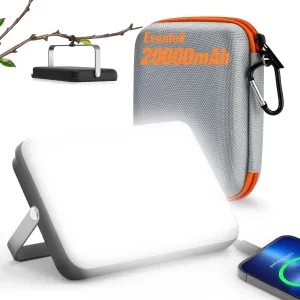 Rynx | Eventek LED Camping Lantern Rechargeable 4000Lm, 20000Mah Portable Power Bank Up to 144 Hours Operation, 5 Light Settings, IPX5 Waterproof Tent Light For Power Outages, Emergencies, Hurricanes, Home, Hiking