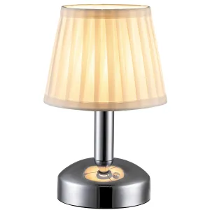 Rynx | Kdg Modern Cordless Lite Table Lamp, Portable Led Fabric Shade Desk Lamps, 5000mah Rechargeable Battery-Powered Lighting For B