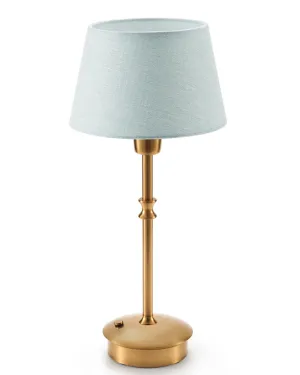 Rynx | Umexus Wireless Lamp Rechargeable Table Lamps, 5000mah Battery Powered Light, 3 Level Brightness Dimmable, Portable Nightstand Lamp For Patio, Restaurant, Dining, Two Factory Screen, Antique Brass