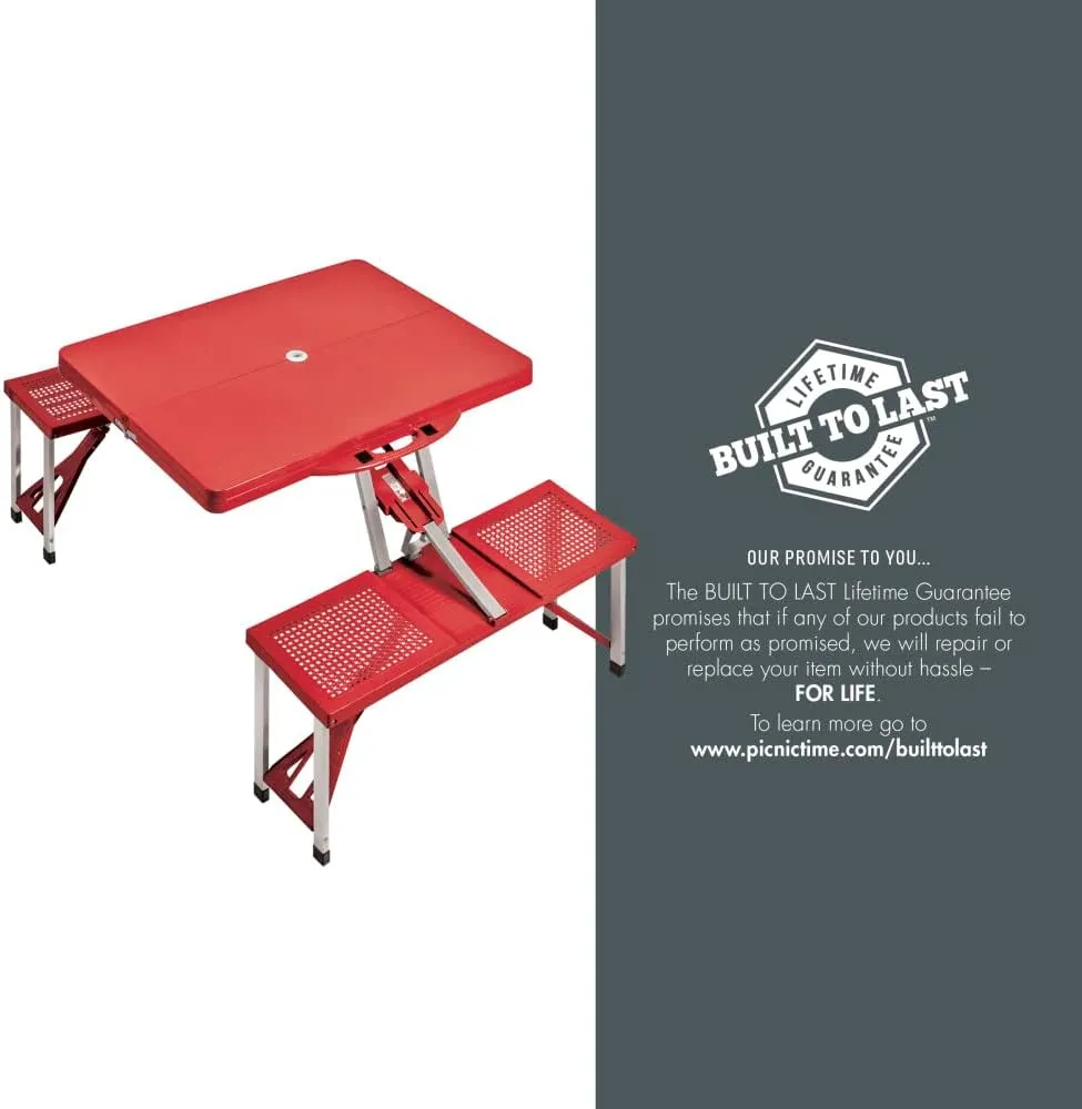 San Francisco 49ers Picnic Table - Scarlet