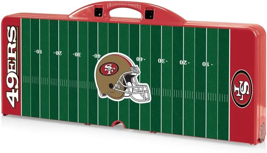 San Francisco 49ers Picnic Table - Scarlet