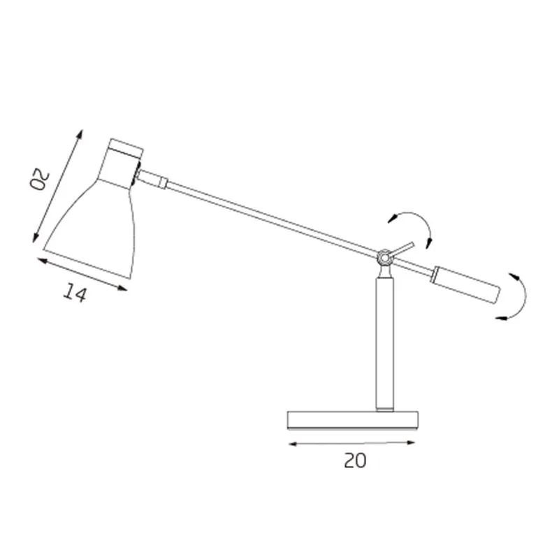 Scandinavian Adjustable Table Lamp