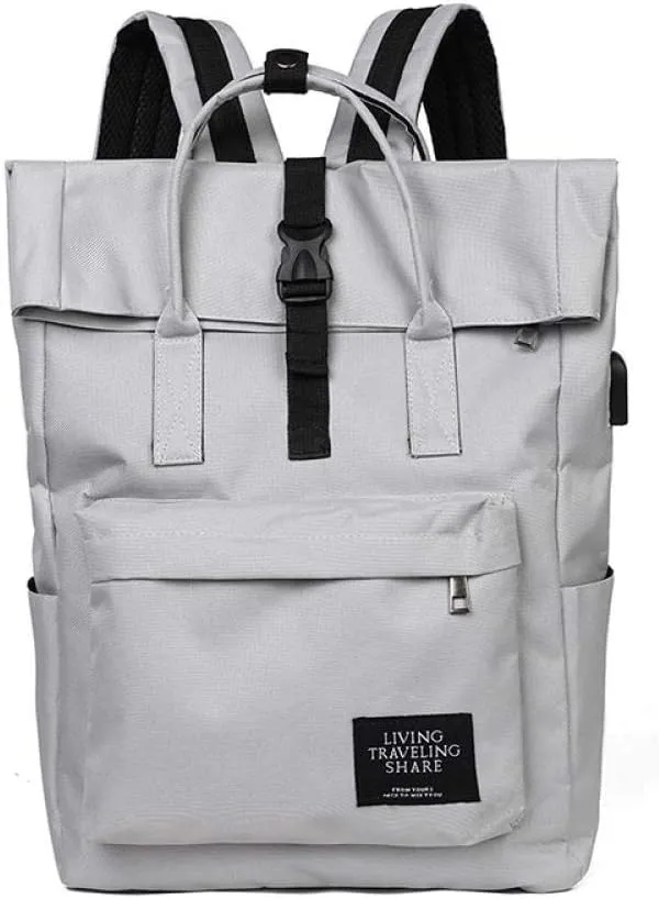 School bags backpacks roll-up campus backpacks for men and women 16-inch computer bags large backpacks-black_16 inch