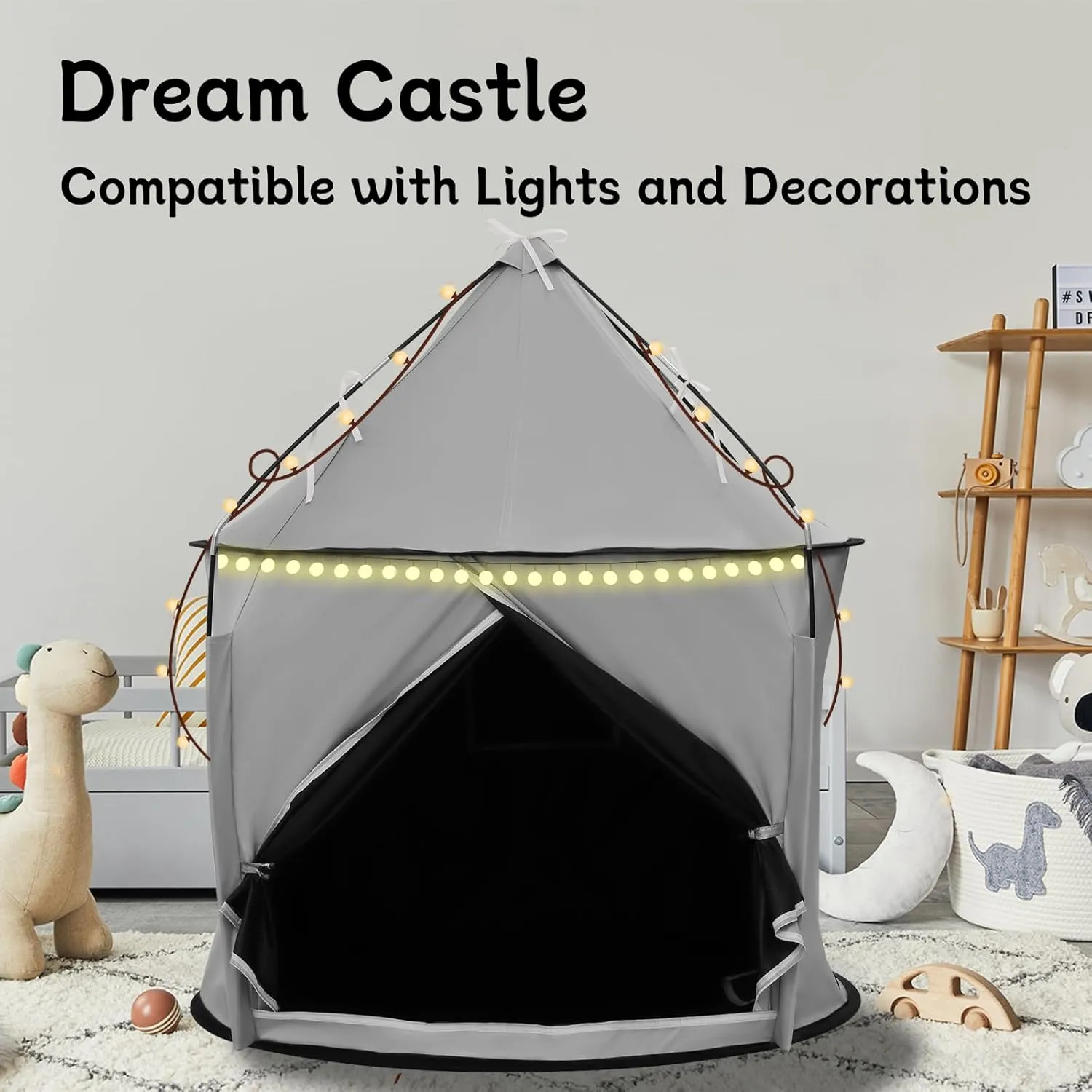 Sensory Tent for Kids with Autism, CPC Certified, Breeze Design, Blackout Tent for Kids Calming Down, Portable and Easy Setup 45 * 39 * 39 in