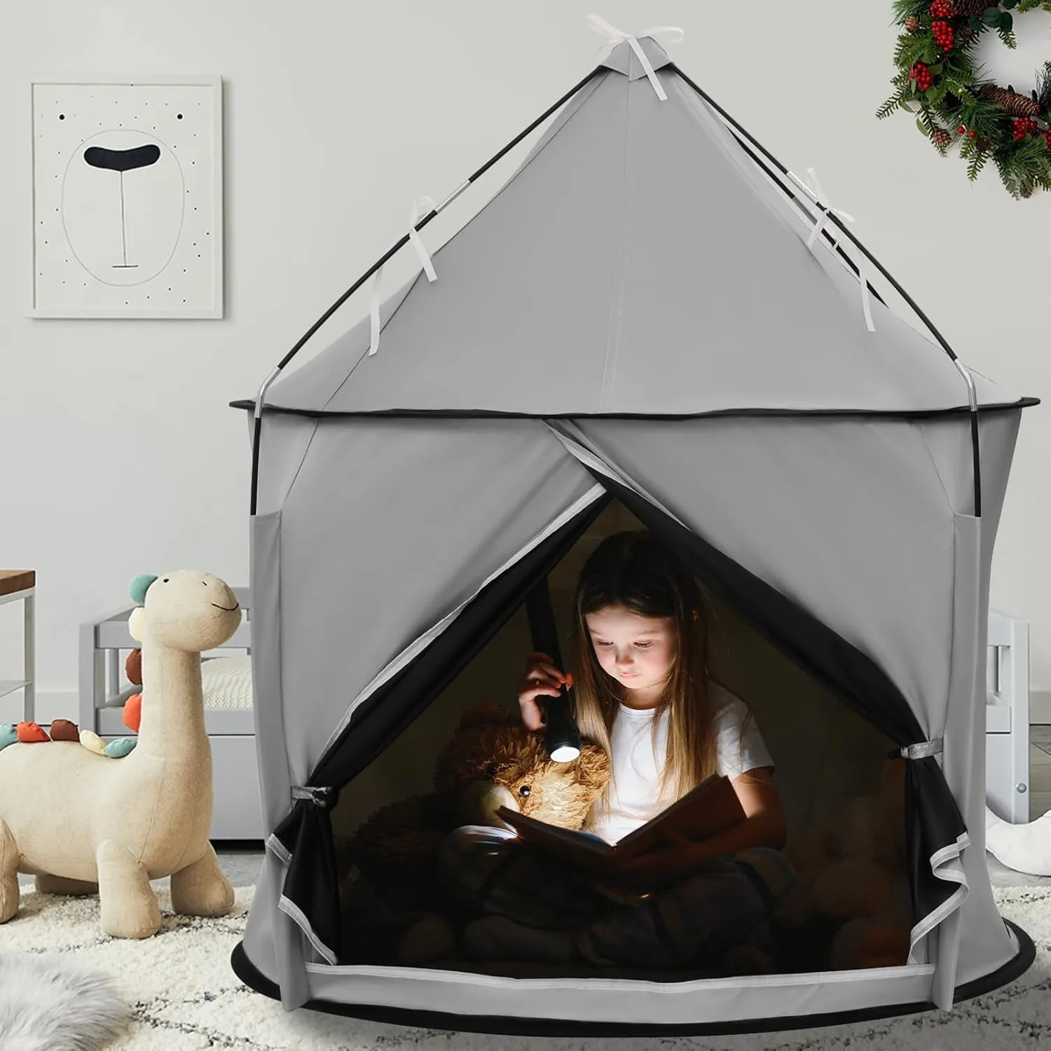 Sensory Tent for Kids with Autism, CPC Certified, Breeze Design, Blackout Tent for Kids Calming Down, Portable and Easy Setup 45 * 39 * 39 in