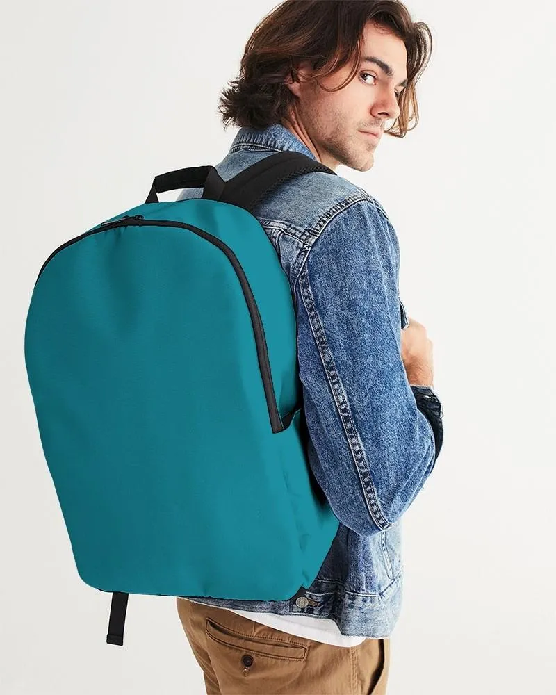 Shaded Cyan Waterproof Backpack | C100M0Y25K30