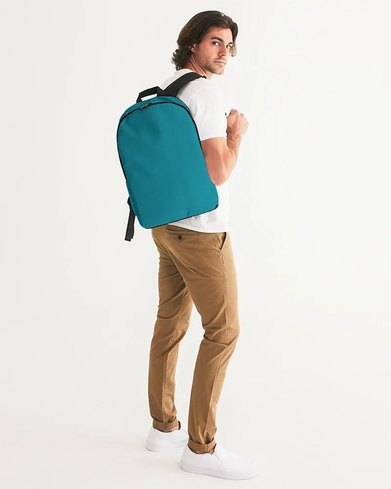 Shaded Cyan Waterproof Backpack | C100M0Y25K30