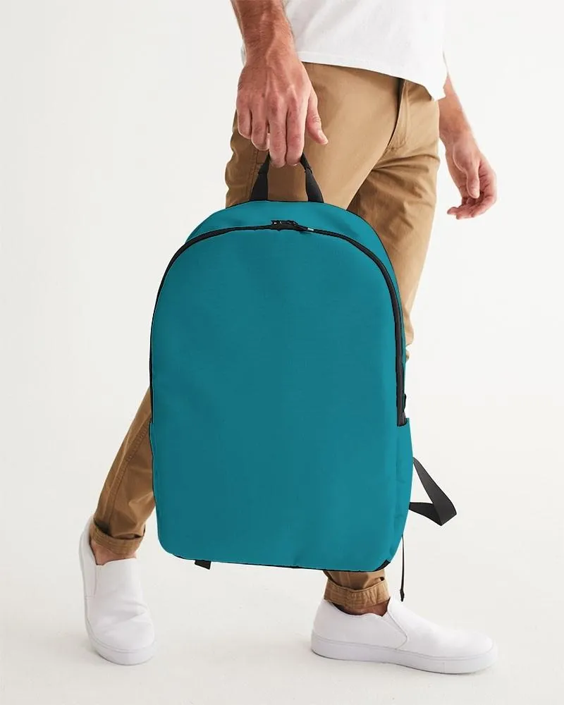 Shaded Cyan Waterproof Backpack | C100M0Y25K30