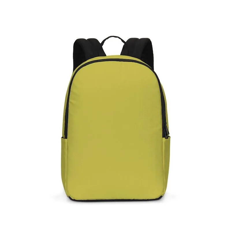 Shaded Midtone Yellow Waterproof Backpack | C0M0Y80K30