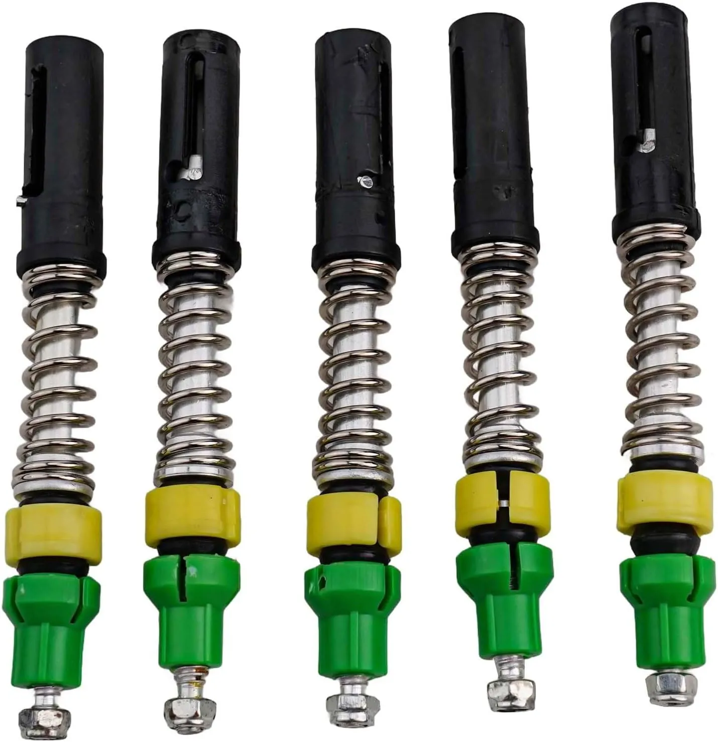 Shock Absorbing Trekking Pole Internal Lock for Better Hiking Stability, 5 Pack Set