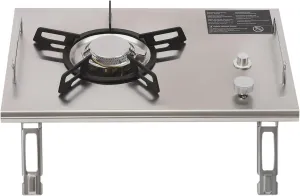 Single Burner Propane Camping Stove, Portable Camping Grill Stove with Storage Bag, 13,648 Total BTUs of Power for Camping, Tailgating, BBQ