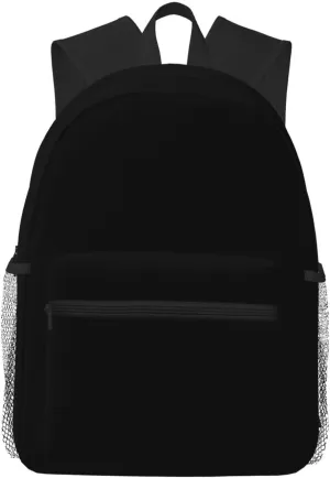 Sleek Black With Gold Stripe Lightweight Packable Backpack Travel Casual Hiking Daypack Foldable Backpack For Men Women