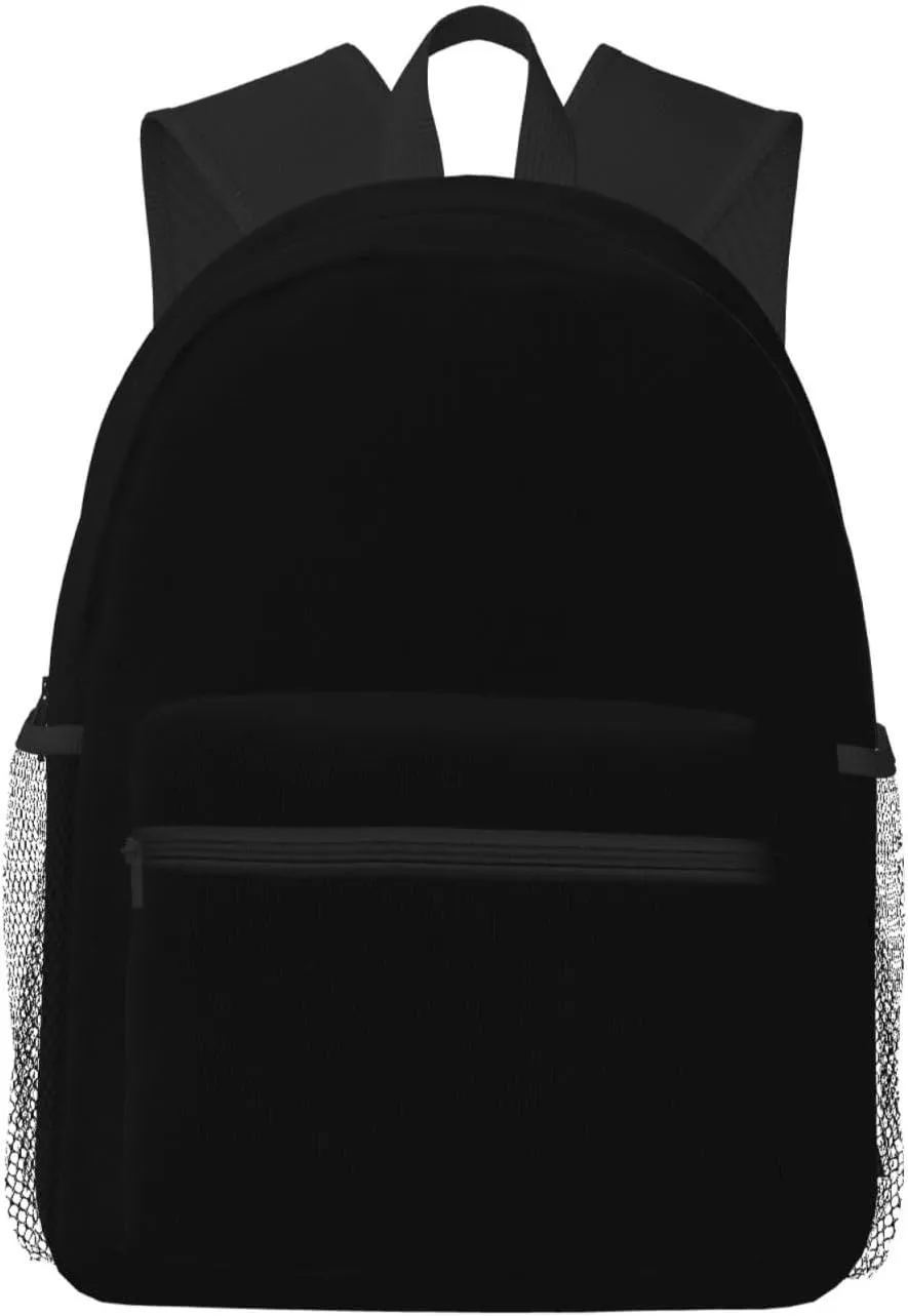Sleek Black With Gold Stripe Lightweight Packable Backpack Travel Casual Hiking Daypack Foldable Backpack For Men Women