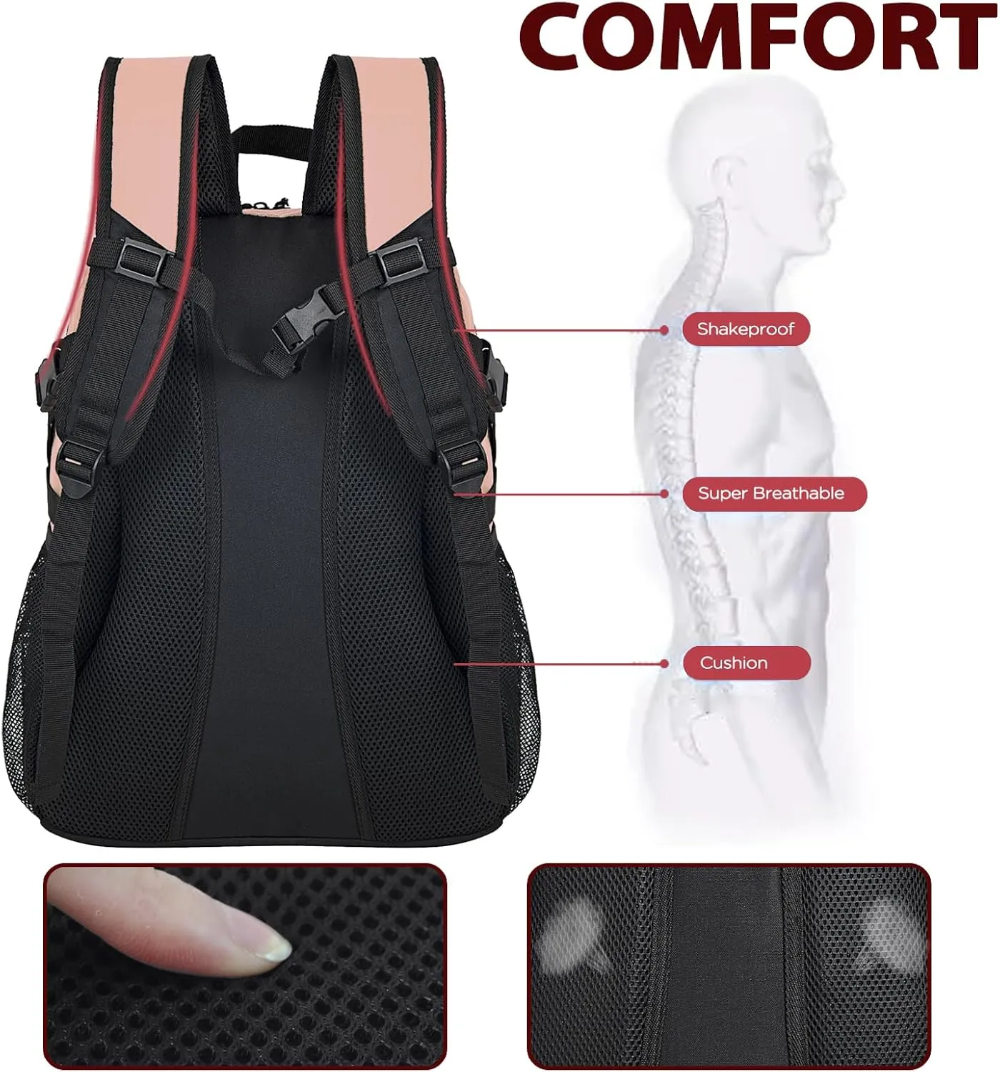 Soccer Backpack,Basketball Backpack for Basketball Accessories Training Equipment Fits Volleyball,Soccer,Sports Gifts