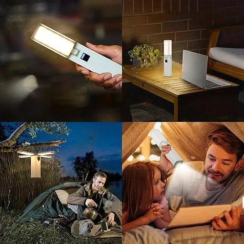 Solar LED Camping Lantern, LED Retro Rechargeable Hangable Outdoor Tent Light for Outdoor Camping