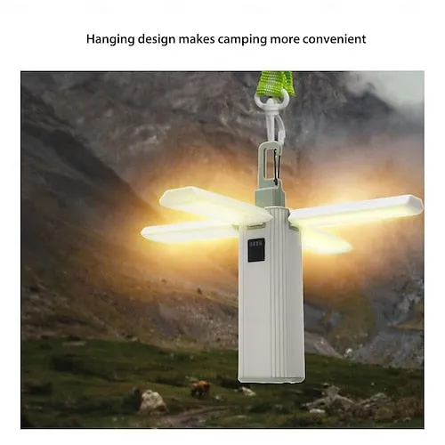 Solar LED Camping Lantern, LED Retro Rechargeable Hangable Outdoor Tent Light for Outdoor Camping