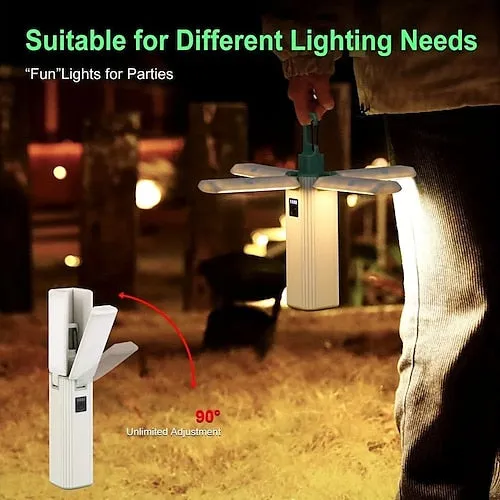Solar LED Camping Lantern, LED Retro Rechargeable Hangable Outdoor Tent Light for Outdoor Camping