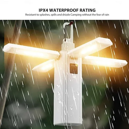 Solar LED Camping Lantern, LED Retro Rechargeable Hangable Outdoor Tent Light for Outdoor Camping