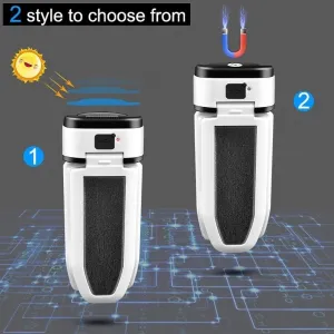 Solar Trefoil Camping Light, Portable USB Charging IP65 Waterproof and 5 Modes Adjustable Emergency Light, Suitable for Outdoor Picnic Tents, Tent Hurricane Fishing