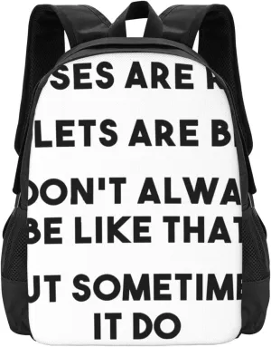 Sometimes It Be Like That Lightweight Packable Backpack Travel Casual Hiking Daypack Foldable Backpack For Men Women
