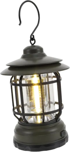 Sosoport Hanging Led Camping Lantern Retro Outdoor Light for Tents and Emergencies Portable and Lightweight Cozy Atmosphere for Campers Easy to Use No Battery Required