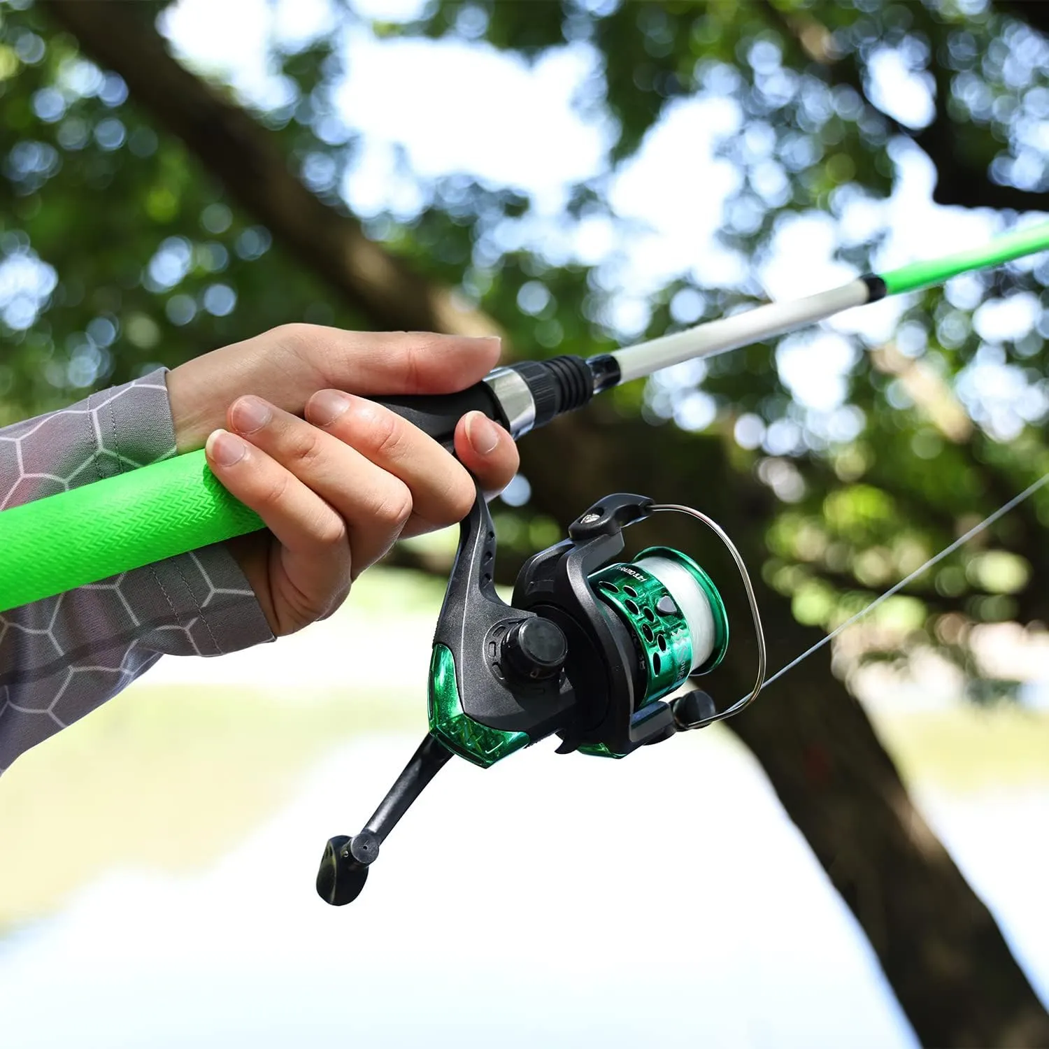 Sougayilang Fishing Rod and Reel Combo, Medium Fishing Pole with Spinning Reel, Baitcaster Combo, SuperPolymer Handle