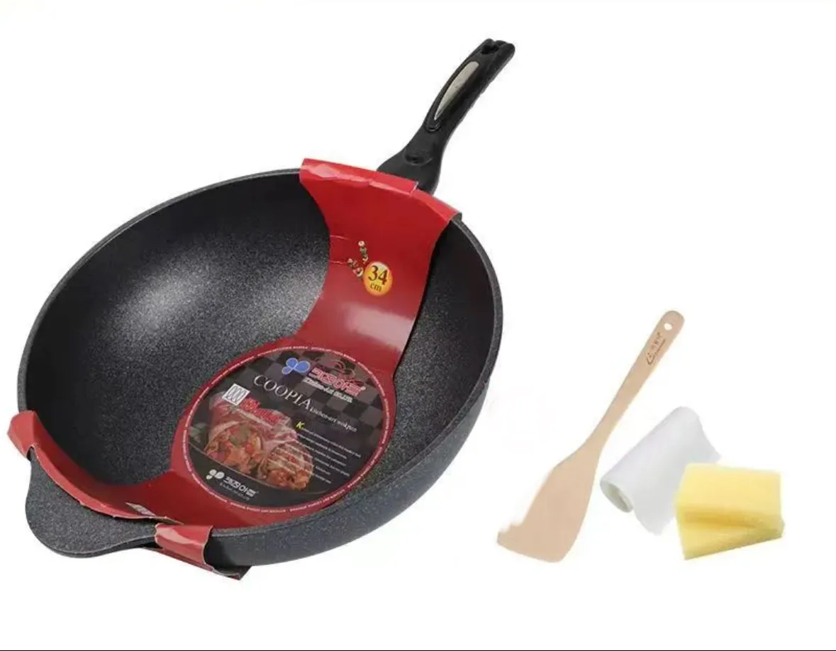 South Korean non-stick pan and smoke-free stir-frr