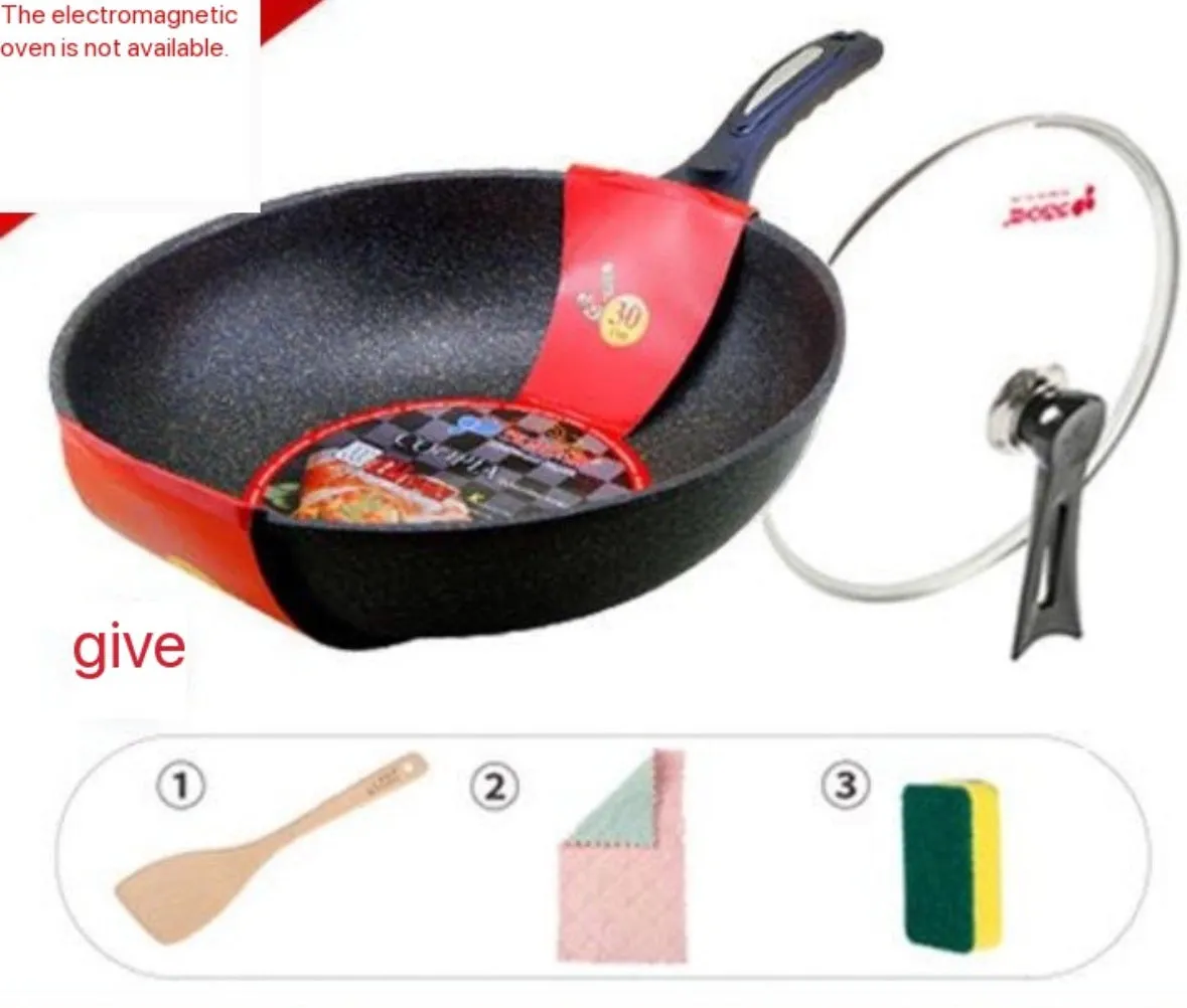 South Korean non-stick pan and smoke-free stir-frr