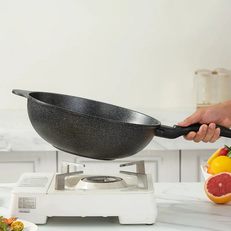 South Korean non-stick pan and smoke-free stir-frr