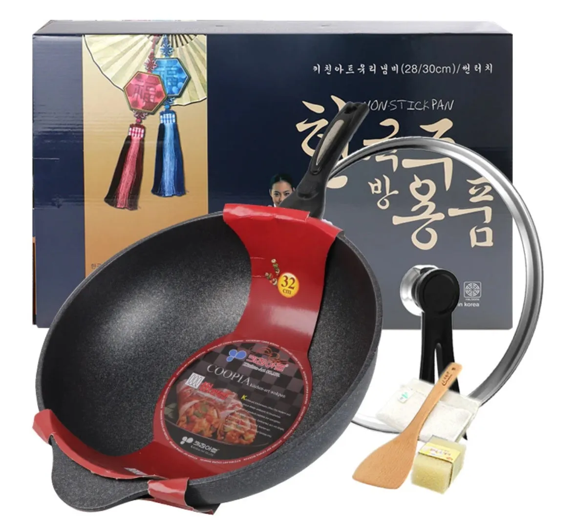South Korean non-stick pan and smoke-free stir-frr