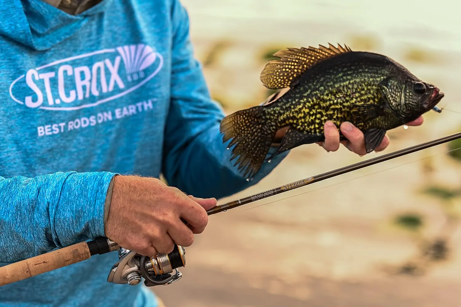 St. Croix Rods Panfish Series Spinning Rod, PNS, Durably Sensitive, Expertly Crafted Spinning Rod