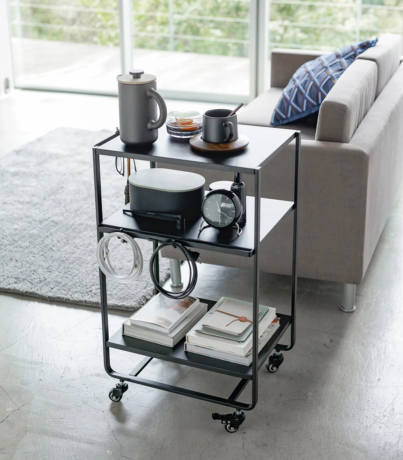 Steel Rolling Utility Cart (32" H)