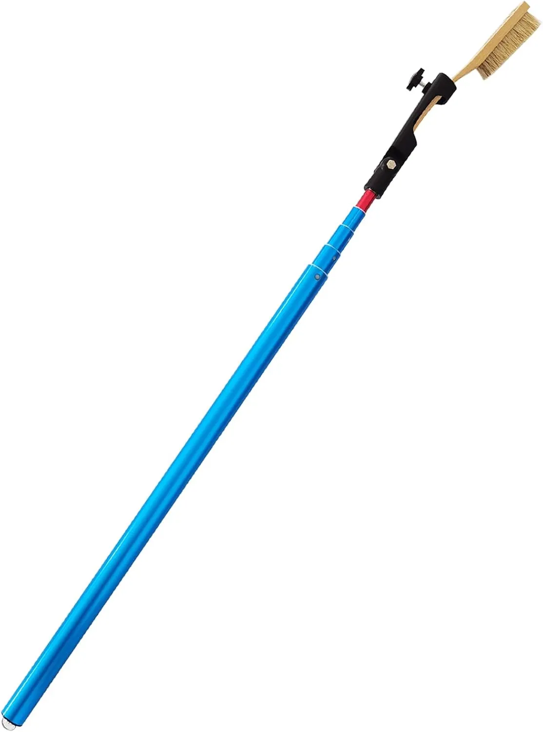 Stick Clip Rock Climbing Brush with Extendable Pole| Angle Adjustable Bouldering Chalk Brush Climbing Sticks