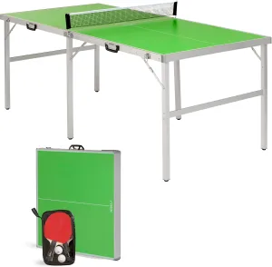 STIGA Aluminum Midsize Table Tennis Table, Indoor Table Tennis Table
