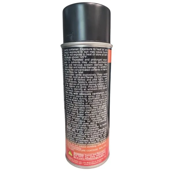 Stove Bright Flat Black High Temp Spray Paint