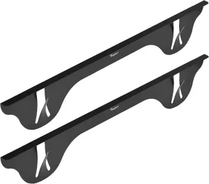 Stove Gap Covers - 23.4", Black, Stainless Steel