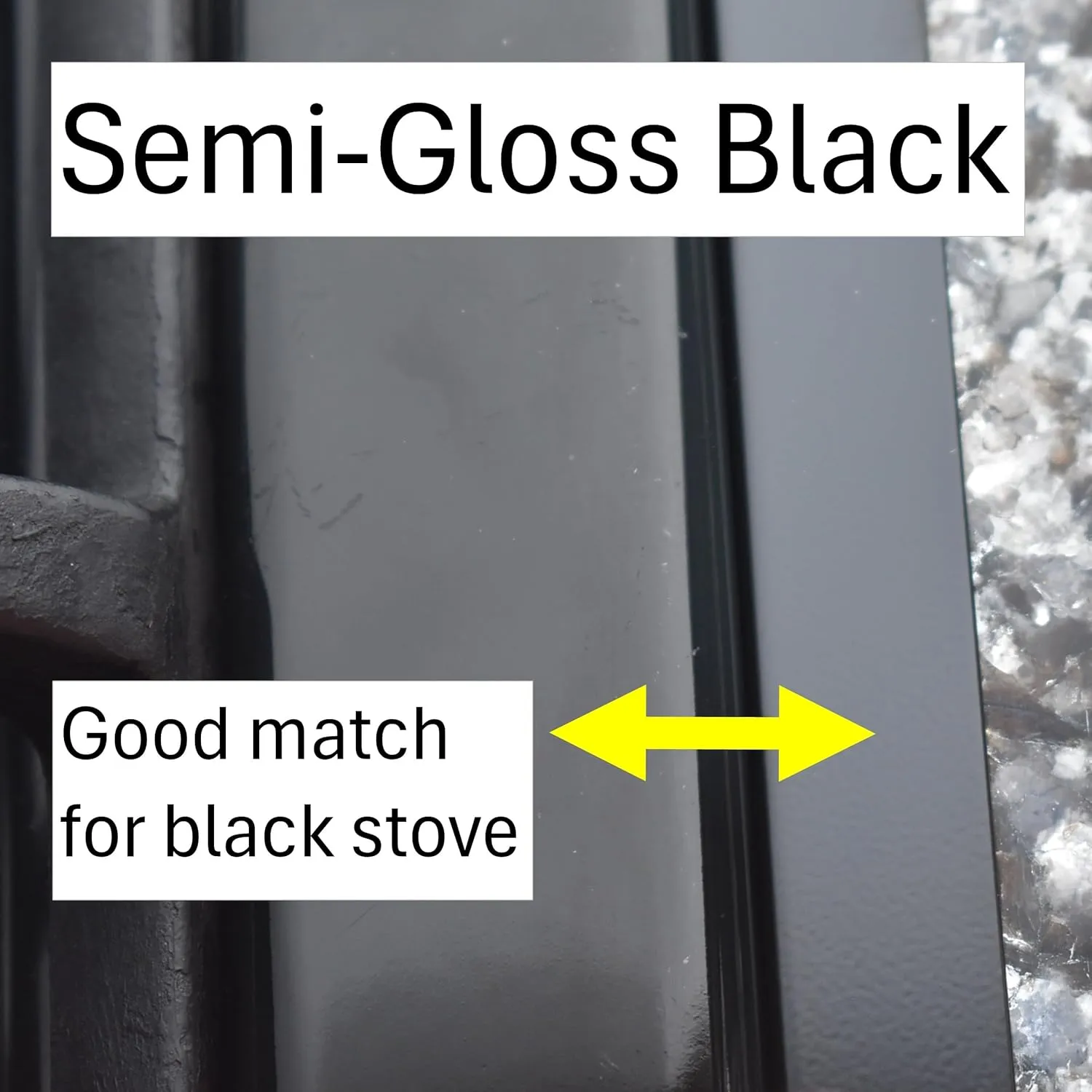 Stove Gap Covers - 23.4", Black, Stainless Steel