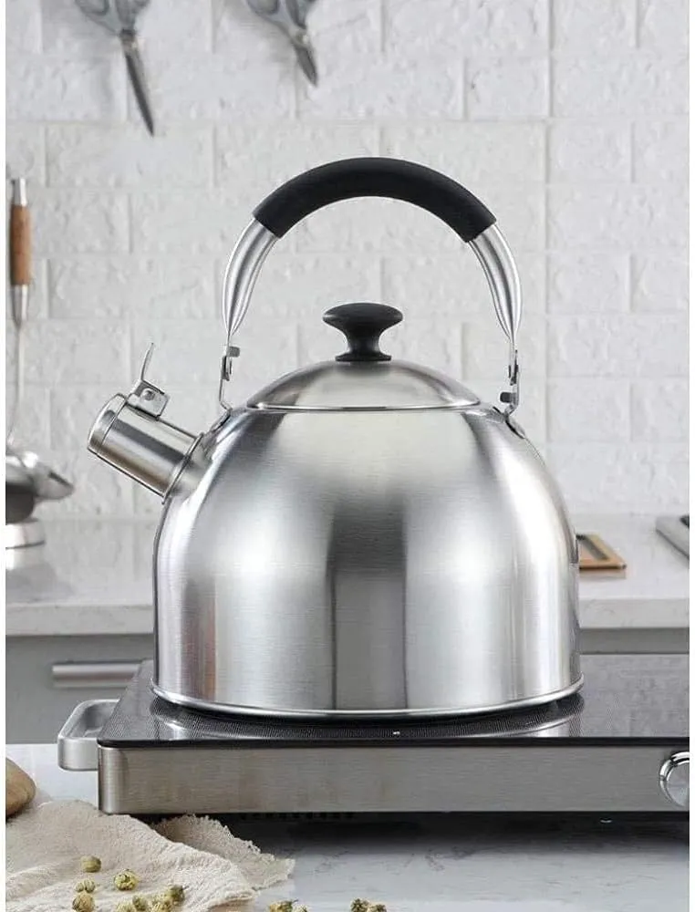 stove top kettle Camping Kettle Stovetop Kettles2.5/4/5.5Lmodern Whistling Stovetop Kettles,304 Stainless Steel Tea Pot,