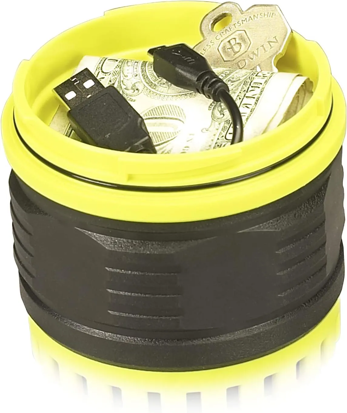 Streamlight 44945 Super Siege 1100-Lumen Rechargeable Outdoor Hand Lantern/Flashlight with 120-Volt AC Charger and Portable USB Charger, Yellow