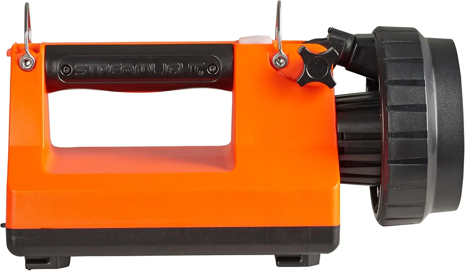 Streamlight 45855 E-Spot LiteBox 1500-Lumen 110000 Candela Rechargeable Spot Beam Lantern with Vehicle Mount System, Direct Wire DC Charging Rack, and Heavy Duty Shoulder Strap, Orange