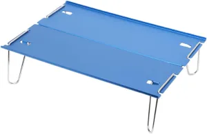 Sturdy Outdoor Folding Table Aluminum Camping Table Easy Fold for Beach BBQ