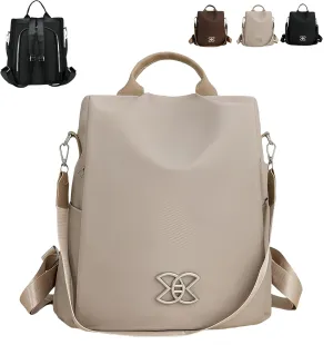 Subscrsidewa Anti-Theft Large Capacity Backpack, with Lockable Compartments, Durable Oxford Bag for Work/Travel