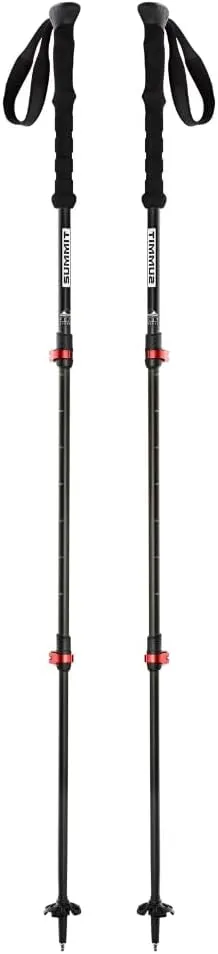 Summit Fuji Carbon Ski and Mountaineering Poles (Pair)