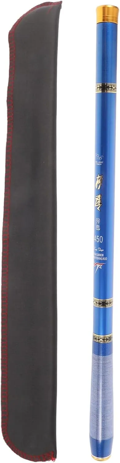 SUPVOX 2pcs Fishing Pole Carbon Fiber Fishing Rod Telescopic Fishing Rod Boat Fishing Rod Portable