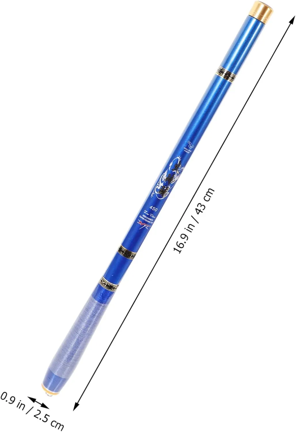 SUPVOX 2pcs Fishing Pole Carbon Fiber Fishing Rod Telescopic Fishing Rod Boat Fishing Rod Portable