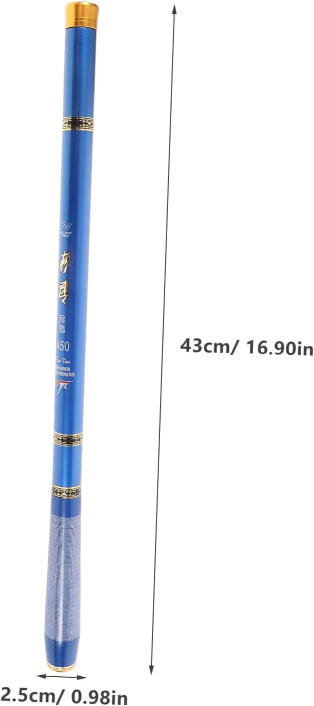 SUPVOX 2pcs Fishing Pole Carbon Fiber Fishing Rod Telescopic Fishing Rod Boat Fishing Rod Portable