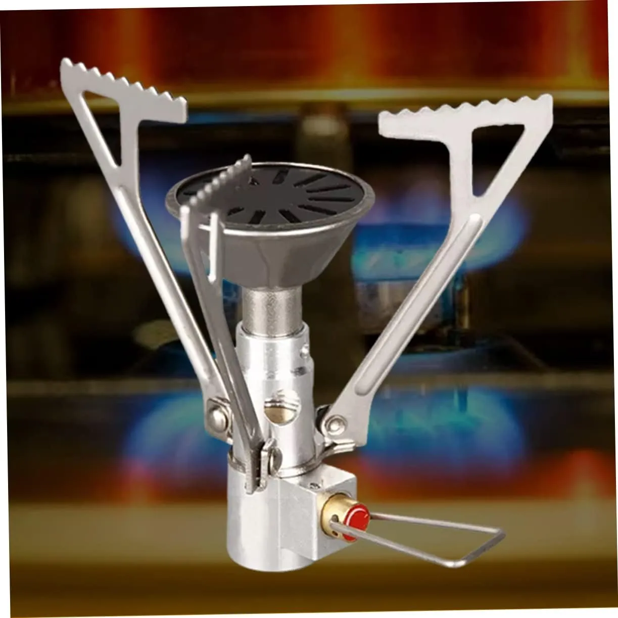 SUPVOX 3 Pcs Folding Stove 2000w Power 1l Water Boil in 6 Min Leak-proof Gas Cooker for Camping Picnic