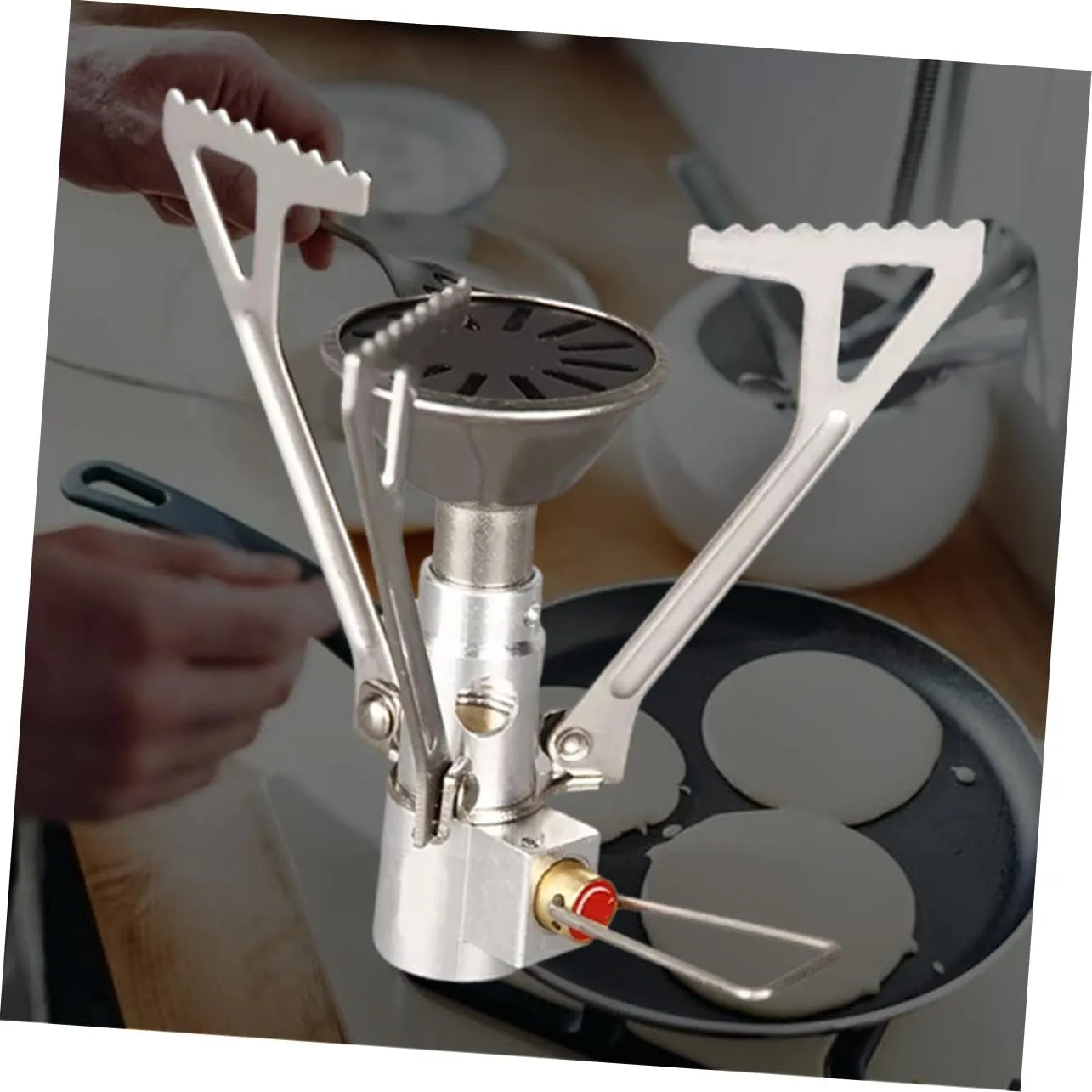 SUPVOX 3 Pcs Folding Stove 2000w Power 1l Water Boil in 6 Min Leak-proof Gas Cooker for Camping Picnic