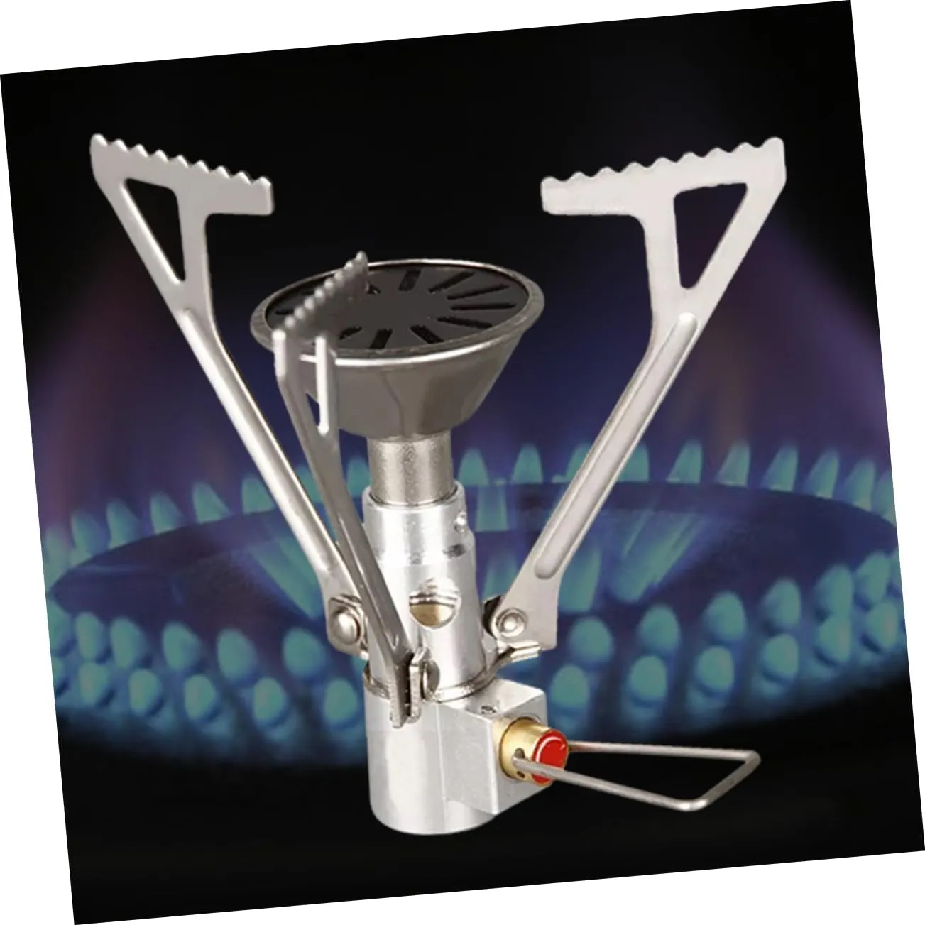 SUPVOX 3 Pcs Folding Stove 2000w Power 1l Water Boil in 6 Min Leak-proof Gas Cooker for Camping Picnic